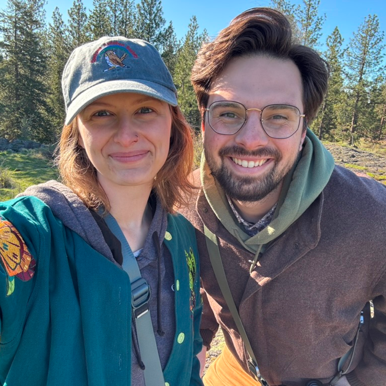 Elliot with his partner Emily.